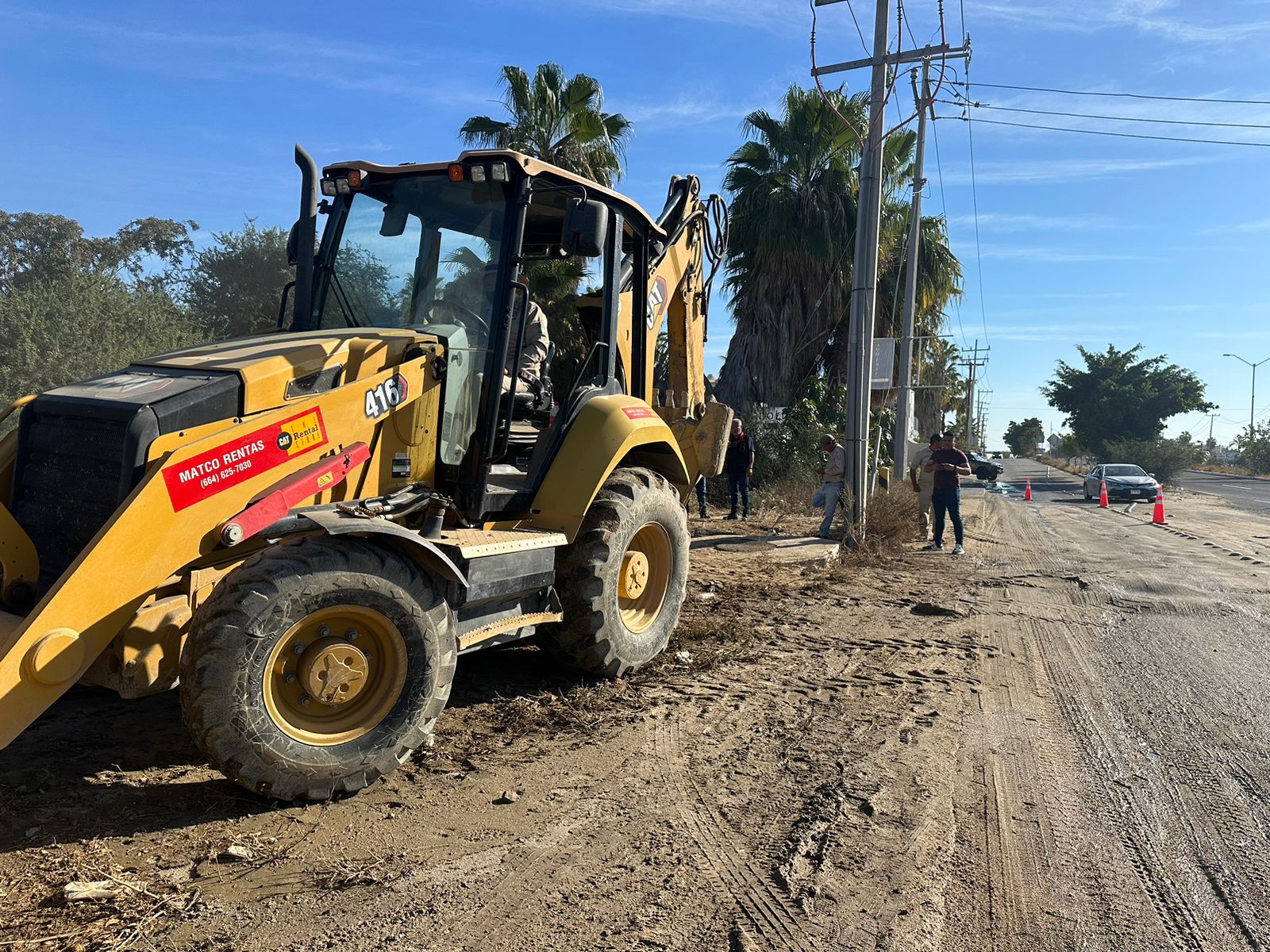 Oomsapas Los Cabos Trabaja En La Reparaci N De Una Fuga En El Acueducto